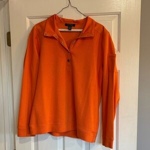 Ralph Lauren Vibrant Orange Pullover Top